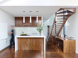 I juggled with materials and colours, mixing wood, marble, steel and laminate for a single purpose: Wood Paneling Kitchen Island Houzz