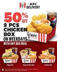 Maybe you would like to learn more about one of these? 10 Mar 2021 Onward Kfc Delivery 2 Pcs Chicken Box 50 Off Promotion Sg Everydayonsales Com