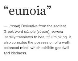 Eunoia Is The Shortest English Word Containing All Five Main Vowel Graphemes Word Tattoos Greek Tattoos Greek Words
