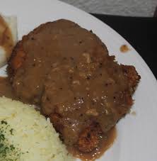 Setelah tekstur bubur sudah lembut, tambahkan santan kelapa.buat kuah kuningulek bawang. Chicken Chop Resepi