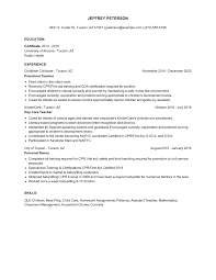 Create a professional resume for a preschool teacher quick & easy builder free download sample expert writing tips from getcoverletter. Preschool Teacher Resume Examples And Tips Zippia