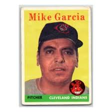 Mike Garcia Cleveland Indians 1958 Topps Baseball Card #196