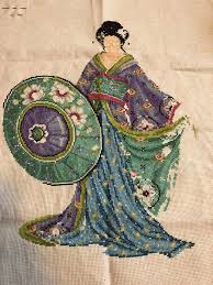 Check out our geisha cross stitch selection for the very best in unique or custom, handmade pieces from our patterns shops. Wip Slowly But Surely My Garden Geisha Is Coming Along Crossstitch