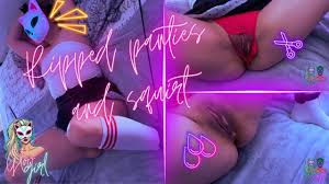 He tied me to the bed 😈, RIPP my PANTIES and destroyed my pussy until she  SQUIRTED all over the bed