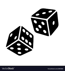 Two Black Dice Cubes On White Background Vector Illustrations Download A Free Preview Or High Quality Adobe Illustrator Dice Tattoo Cube Pencil Illustration