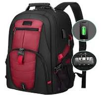 Amazon.com: Mochila grande de viaje y para laptop, de 17 ...