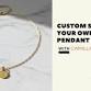 Custom Stamp Your Own Gold Pendant Necklace with event image