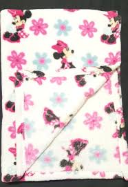 Crown Crafts Disney Babies Minnie Mouse Baby Blanket Pink Blue Flowers Vintage Crowncraftsdisneybabies Crown Crafts Pink And Blue Flowers Baby Minnie