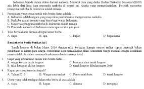 Soal bahasa indonesia kelas 8. Kisi Kisi Soal Dan Jawaban Bahasa Indonesia Smp Kelas 8 Pas Semester Ganjil Didno76 Com