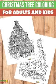 Looking for a book or two of your own?? Christmas Tree Coloring For Adults And Kids