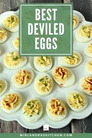 Classic Deviled Eggs Mirlandra S Kitchen Recipe Deviled Eggs Classic Devilled Eggs Recipe Best Deviled Eggs