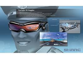 Future Futuristic Sunglasses Future Police Sharc Augmented Reality 3d Goggles Eyesight Futuristic Look Future Techn Subaru Design Challenges Technology