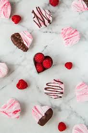 Raspberry Swirl Marshmallows (with fresh raspberries)