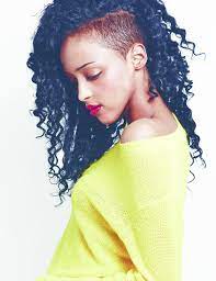 With proper hair care, styling cute hairstyles for short curly hair can be easy and straightforward. Pin By Jaida Long On Hair Undercuts Updos Pastel Curls Shaved Side Hairstyles Half Shaved Hair Curly Hair Styles