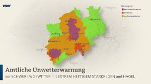 Das ist wirklich eine extreme wetterentwicklung. Alle Der Unwetterwarnung Nrw App