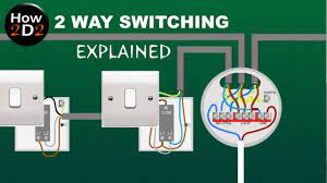 Ceiling roses are common in uk properties. 2 Way Switching Explained How To Wire 2 Way Switches Together Wiring Light Switch To Ceiling Rose Youtube