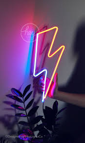 Bowie Lightning Bolt Led Neon Sign David Bowie Sign Etsy In 2020 Neon Signs Led Neon Signs Neon Lights Garage