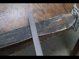 Firstly, soak the whetstone into the water for. How I Sharpen A Machete Youtube