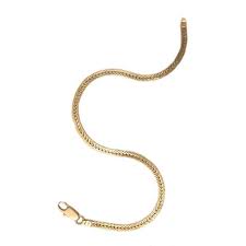 Vintage 14k Gold Flat Herringbone Chain By Encorejewelryandgems 235 Gold Flats Chain Bracelet Chain