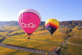 Indre et loire (37) 182. Vol En Montgolfiere Dans Le Canton De Chateau D Oex En Suisse