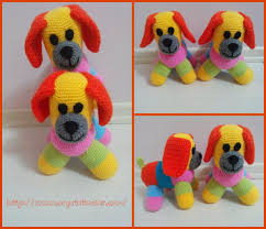 amigurumi orgu oyuncak evi rengarenk kopekler www orgututkudur com oyuncak kopek orgu