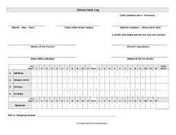 You can download these 43 free log templates from the links bellow. Drivers Daily Log Template