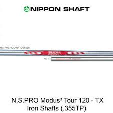 Details About Nippon Ns Pro Modus 3 Tour 120 Tx Flex Steel Iron Shafts 355tp Uncut