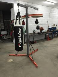Build A Heavy Bag Stand Diy Home Gym Heavy Bag Stand Diy Gym Equipment