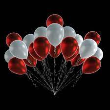 Red White Balloons Red White Balloons Png Transparent Clipart Image And Psd File For Free Download White Balloons Balloons Red And White