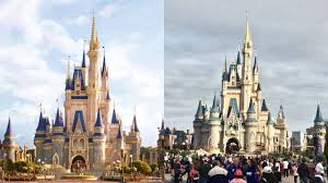 Magic kingdom monarail space mountain cinderella s. Disney World Finishes Renovation On Cinderella S Castle In Time For Re Opening