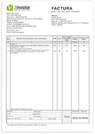 Model de factura fara t.v.a. Model FacturÄƒ Cu Tva Model Words Sheet Music