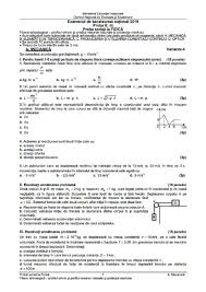 Disciplina la solicitare (sesiunea de bază, bac, 2019). Bacalaureat 2019 Ce Subiecte Au Picat La FizicÄƒ Foto Spynews Ro