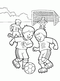 Girl with ball, playing soccer. Kids Play Soccer Coloring Pages For Kids Coloring Home