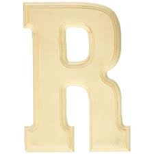The english alphabet is based on the latin script, which is the basic set of letters common to the various alphabets originating from the classical latin alphabet. Buy Mpi Baltic Birch University Font Letters And Numbers 5 Inch Letter R Online In Qatar B00bl3xt5i