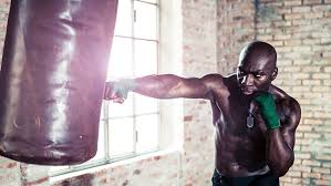 get in shape with a heavy bag workout