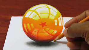 The lesson is pretty mindless because all you are doing is drawing a circle, and adding four stars. How To Draw A 3d Dragonball Dragon Sphere Youtube