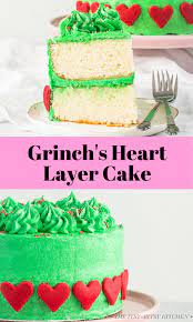 Grinch Cake Recipe Christmas Cake Recipes Holiday Cake Recipes Festive Desserts
