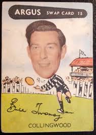 1954 ARGUS VFL Card No. 122/144 Featuring Bill Linger St. Kilda $30.00