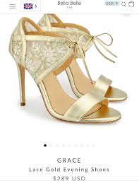 Scarpa da sposa in pelle color avorio. Bella Belle Usa Scarpe Da Sposa In Pizzo Scarpe Da Sposa Avorio Scarpe Da Matrimonio