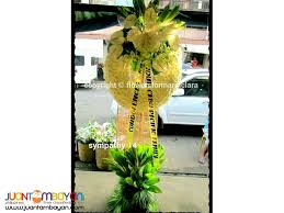 Funeral flowers delivery metro manila. Sympathy Funeral Wreath Flowers Delivery Metro Manila