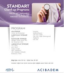 66 01130 seyhan / adana tel (322) 455 44 44 fax (322) 455 opr.dr. Acibadem Saglik Grubu Ndan Ilksan Uyelerine Ozel Standart Check Up Programi Ilksan In Uye Ve Birinci Derece Yakinlarina Acibadem Saglik Grubu Hastane Ve Tip Merkezleri Nde Sundugu Saglik Hizmetlerinden Faydalanabilirsiniz Uyelerimizin Mevcut