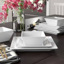 Wine cellar square dessert plate set is a delight for any wine enthusiast. Gray Square Dinnerware Sets M Berkan Ae