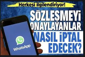 Whatsapp sözleşmesi kullanıcıları tedirgin etti! Whatsapp Sozlesmesini Onaylayanlar Nasil Iptal Edecek Whatsapp Sozlesmesi Iptal Edilir Mi Takvim