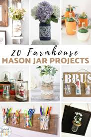 21 Diy Farmhouse Mason Jars That Look Amazing Natural Beach Living Mason Jar Diy Mason Jars Mason Jar Decorations