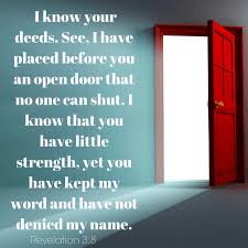 It takes some time and patie. Open Doors In The Bible And What God Is Telling You About Them