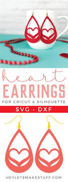 Download Valentine S Day Suede Earrings Diy Hey Let S Make Stuff