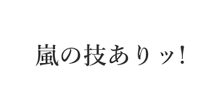 嵐の技ありッ!