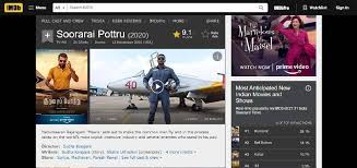 Check spelling or type a new query. Soorarai Potru Highlighted As 3rd Top Rated Movies Of Imdb