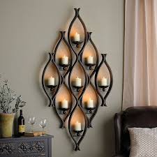 Our stylish and affordable collection of sconces and wall sconces is an elegant way to light up your space. 9 Pillar Candle Holder Wall Candle Holders Wall Candles Candle Wall Decor