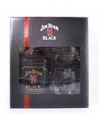 Maybe you would like to learn more about one of these? Buy Jim Beam Bourbon Black Extra Aged Gift Pack With 2 Rock Glasses 750ml
